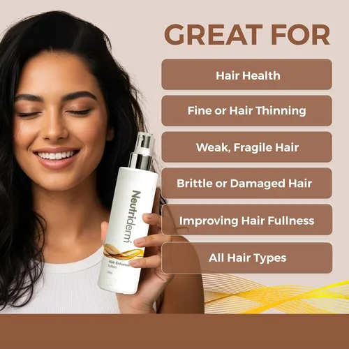 Vista 3 de Loción para reforzador el cabello, de Neutriderm, 8.45 onzas líquidas