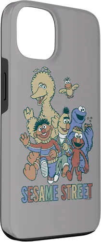 Vista 3 de Carcasa colorida para iPhone 13 Sesame Street