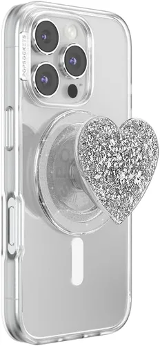 Vista 16 de Agarre para teléfono PopSockets con soporte expansible, agarre adhesivo - Transparente