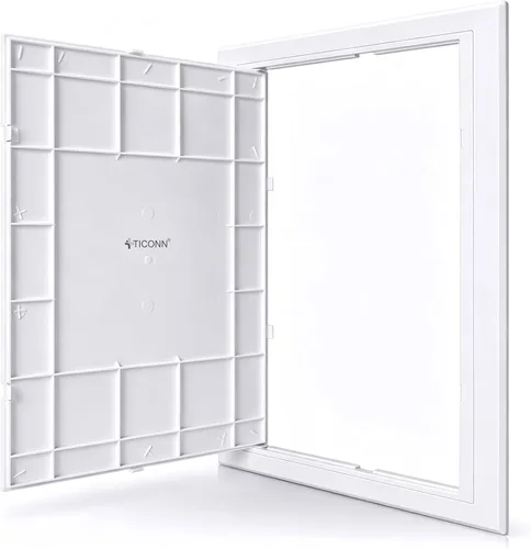 Vista 15 de TICONN Panel de acceso para paneles de yeso, 6 x 9 pulgadas, cubierta de plástico ABS para pared, puertas de acceso, panel de acceso fácil