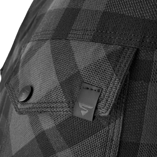 Vista 15 de SHIMA RENEGADE MEN 2 Camisa de motocicleta para hombre – Chaqueta de franela de motociclista a cuadros blindados con fibra QL – Aramida y capa