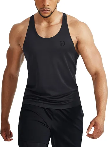 Vista 3 de NELEUS - Camiseta sin mangas para correr para hombre, para gimnasio, atlética