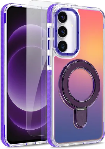 Vista 133 de Funda magnética para Google Pixel 10 Pro XL [compatible con Magsafe] [bonito diseño fluorescente de moda] a prueba de golpes, delgada, translúcida