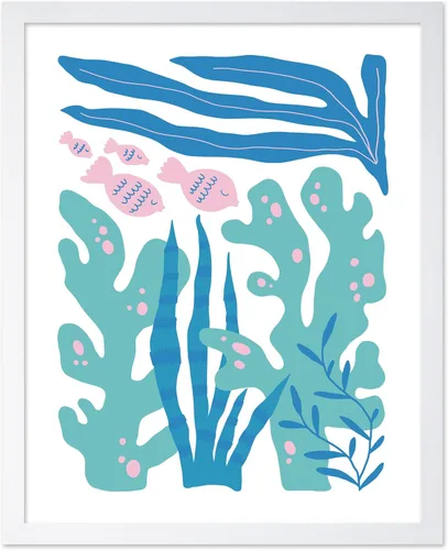 Vista 19 de Poster Master Fish Poster - Retro Aquatic Print - Marine Life Art - Groovy Fish Design - Abstract Artwork - Chic Boho Decor - Sea Design - Ocean or