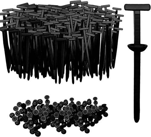 Vista 10 de Hebilla universal de nailon para ataduras de cables, hebilla de sujeción de cables, clip estilo brida, clips de bridas automotrices
