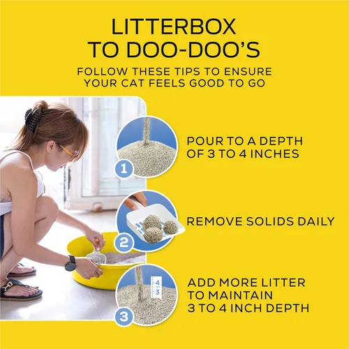 Vista 6 de Purina Tidy Cats Arena ligera de 4 en 1, de alta eficiencia para varios gatos, control de olores, aglomerante, 99.9 por ciento libre de polvo - Caja