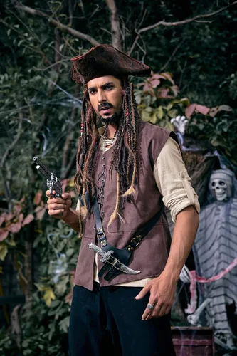 Vista 4 de Bbalizko Camisas piratas renacentistas, vikingas, steampunk, medievales, con cordones, manga larga, gótico, celta, hippie, victoriano