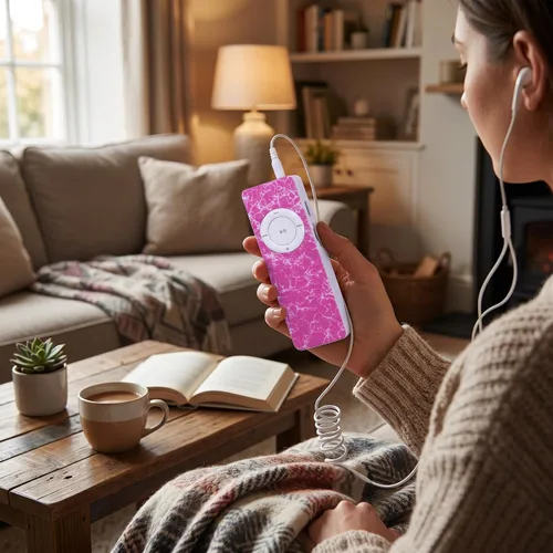 Vista 2 de Reproductor de MP3 con memoria expandible de 64 GB, reproductor de música portátil con sonido HiFi sin pérdidas y reproducción larga, reproductor