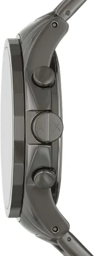 Vista 2 de Armani Exchange AX2086 - Reloj de acero inoxidable chapado en IP gris para hombre, Gris, Reloj de cuarzo, cronógrafo
