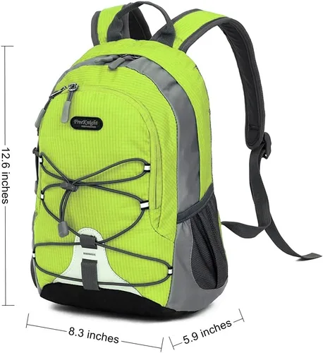 Vista 2 de Mochila pequeña de senderismo de 10L para niños de 3 a 6 años, para niñas y niños menores de 4 pies, mini mochila impermeable para deportes al aire