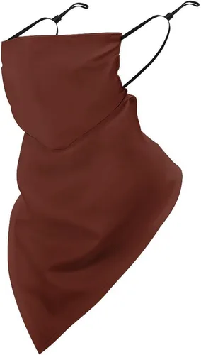 Vista 30 de Bufanda triangular reutilizable con cinta elástica para las orejas, protección solar UV