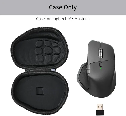 Vista 2 de Funda compatible con Logitech MX Master 4 / MX Master 3, a prueba de golpes, polvo y resistente al agua