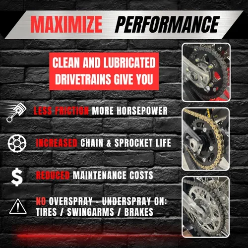 Vista 2 de Moto Chain-Mate - ¡El mejor kit de limpieza y lubricación de cadenas de motocicleta!