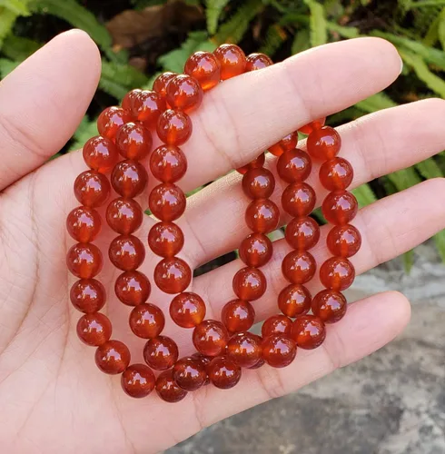 Vista 2 de Adabele 1pc Natural Stretch Gemstone Bracelet 8mm (0.31") Bead 7" to 8.5 inch Healing Crystal Energy Quartz Chakras Jewelry Women Men Girl Birthday