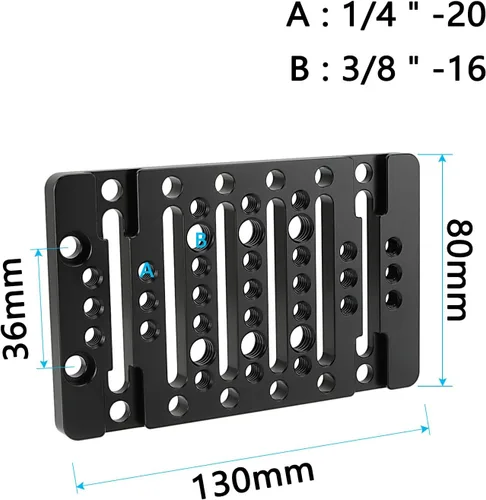 Vista 2 de CAMVATE Plato de queso de extensión con soporte de zapato incorporado para cámara Accessroy