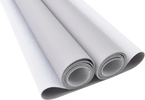 Vista 9 de 2 yardas de 54" x 72" pulgadas, textura de corteza envejecida, tela de piel sintética suave negra, tela de cuero falso negro, vinilo para tapicería