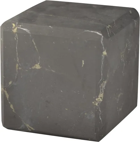 Vista 10 de Shungite World Cubo de shungite auténtico pulido de 1.18 pulgadas / 1.18 pulgadas, cristal curativo natural, cubo negro real, protección