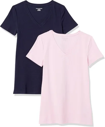 Vista 408 de Amazon Essentials Women's Regular-Fit Short-Sleeve Crewneck T-Shirt