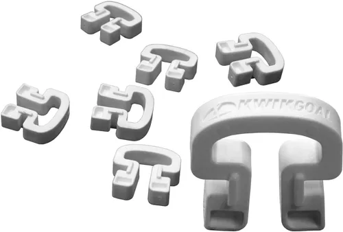 Vista 7 de Kwik Goal Kwik Lock Net Clips Blanco - Paquete de 100