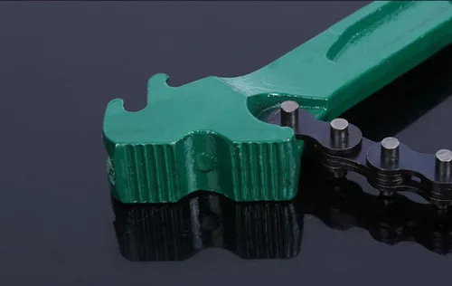 Vista 9 de Llave de cadena de trinquete resistente de 9 pulgadas, llave de filtro de aceite, estilo de cadena reversible, herramientas de ajuste de tuberías