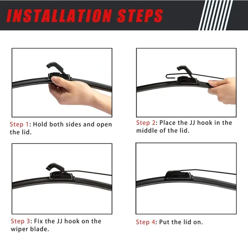 Vista 3 de Boine 2 Set 15.7" Kit de Limpiaparabrisas Manual Operado a Mano para UTV Compatible con UTV, Carrito de Golf, Polairs RZR, Ranger, Can Am X3