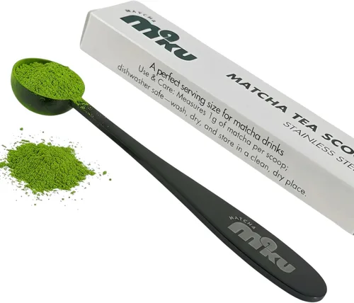 Vista 2 de Cuchara medidora de acero inoxidable de 0.04 oz para matcha, té, polvo y líquidos, cuchara de grado alimenticio 304 para todos los ingredientes, 4.6