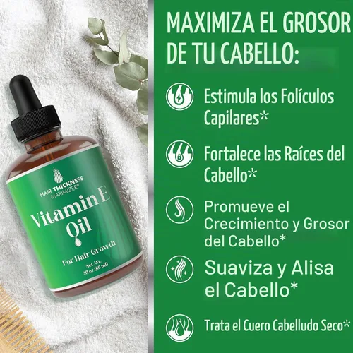 Vista 3 de Hair Thickness Maximizer Aceite de vitamina E para el crecimiento