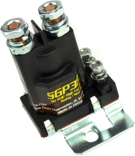 Vista 2 de Stinger Aislador y relé de batería SGP38 80-AMP, NEGRO