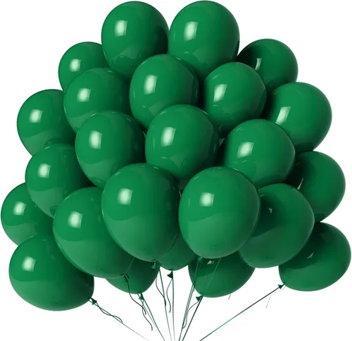 Vista 24 de Globos rojos y negros, paquete de 100 unidades, 12 pulgadas A1-rojo negro
