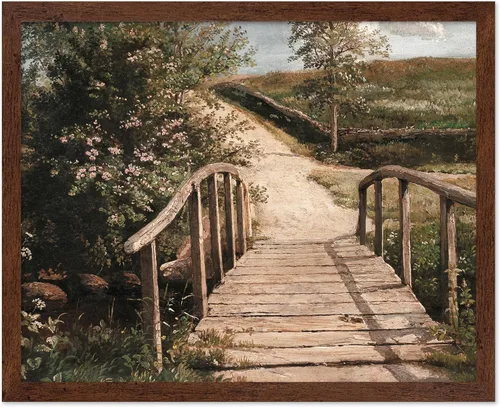 Vista 16 de Poster Master Póster vintage The Beginning Of Spring – Impresión retro de invierno – Arte de nieve – Arte de paisaje – Regalo para hombres y mujeres