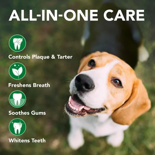 Vista 3 de Vet's Best Enzymatic - Pasta de dientes para perros, gel de limpieza dental y aliento fresco, formulado por veterinarios, tubos de 3.5 onzas