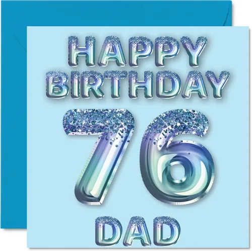 Vista 71 de Stuff4 Tarjeta de primer cumpleaños para niños, globo de fiesta con purpurina azul, tarjetas de feliz cumpleaños para niño de 1 año, nieto, hijo, 57