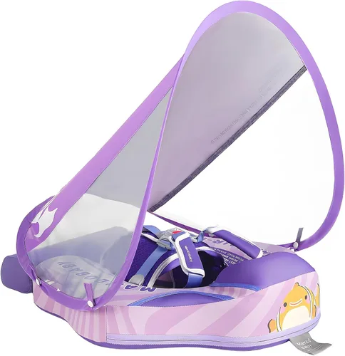 Vista 16 de Mambobaby Flotador con toldo mejorado no inflable para bebé, flotador inteligente de Mambo para natación, flotador de natación para bebé, flotador