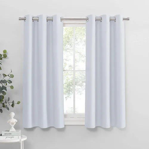Vista 33 de PONY DANCE Cortinas para Autocaravana de 24 pulgadas de Largo, Cortinas Cortas para Baño y Cocina, Mini Cortinas de Privacidad para Camper