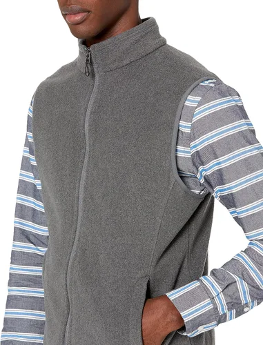 Vista 3 de Tienda Essentials - Camiseta polar con cierre completo, para hombre