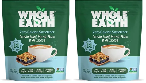 Vista 11 de Whole Earth Sweetener Company - Mezcla de hornear de alulosa, granulada, alternativa al azúcar a base de plantas, 12 onzas, 0.75 libras