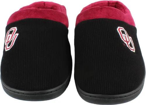 Vista 2 de Comfy Feet Pantuflas clásicas unisex, Oklahoma Sooners, 9.5-11 de EE. UU. para hombre