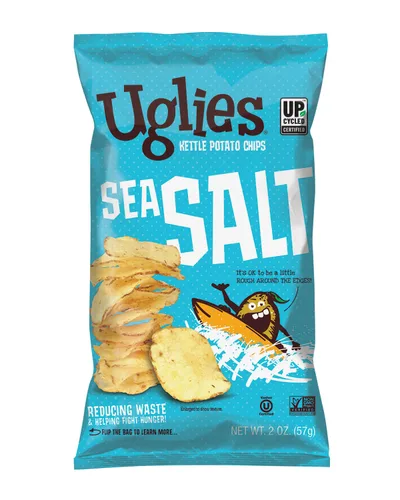 Vista 12 de UGLIES Patatas fritas cocidas en hervidor de agua, aperitivos sin gluten, patatas fritas Kosher, aperitivos sin OMG para niños u oficina, bolsas