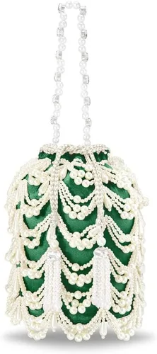 Vista 9 de Aheli Indian Potli Bags For Women Evening Bag Clutch Ethnic Bride Purse With Drawstring