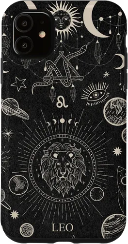 Vista 8 de Galaxy Zodiac Sign Astrological Celestial Aesthetic Leo Case for iPhone 17