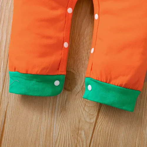 Vista 7 de Shalofer Ropa de Halloween para bebé niño y niña, traje de Halloween de manga larga con capucha
