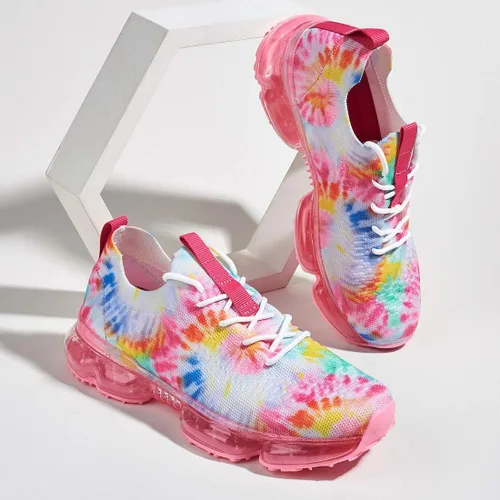 Vista 5 de LUCKY STEP - Zapatos deportivos de moda para mujer transpirables informales cómodos y ligeros para caminar