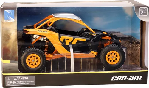 Vista 2 de New Ray Toys - UTV a escala 1:18 Can-Am Maverick X RC, Orange Crush 58283