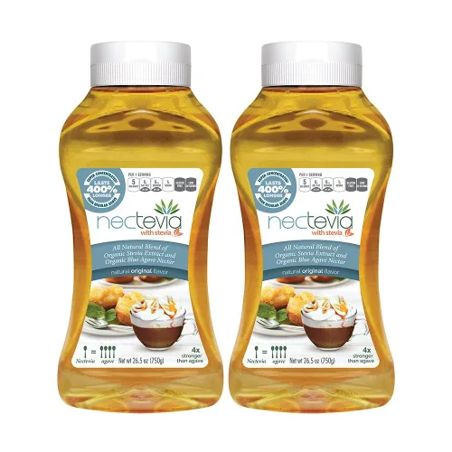 Vista 11 de Nectevia New England Maple - Néctar de agave con infusión de stevia, paquete de 2