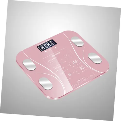 Vista 5 de Báscula de peso inteligente Báscula de grasa corporal Monitor de salud doméstica (sin batería)