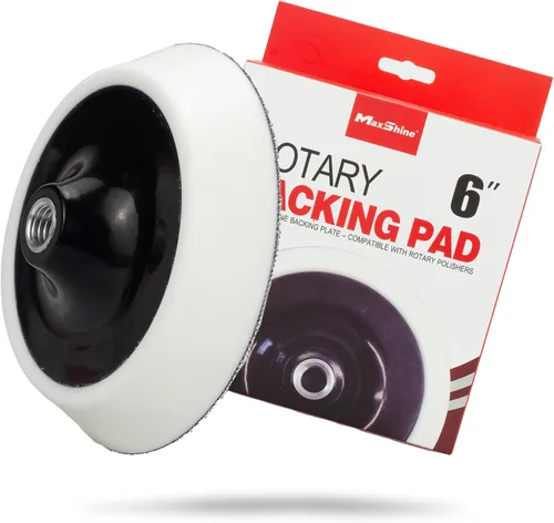 Vista 10 de Maxshine 2" Juego Universal Profesional de Almohadillas Giratorias para Pulidor – Placa de Alto Rendimiento de 50mm con Rosca de 5/8" – Compatible