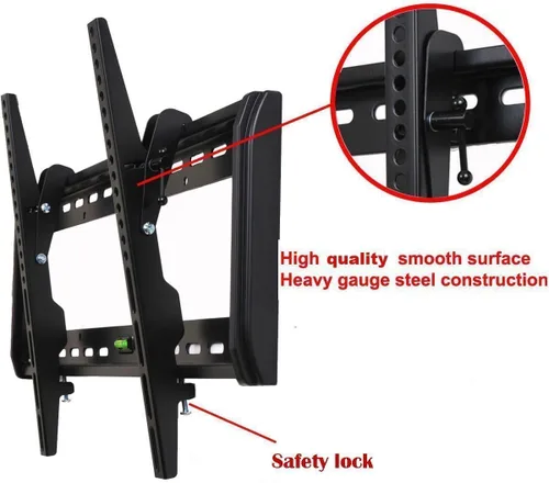 Vista 4 de VideoSecu Soporte de pared inclinable para TV de 32 a 75 pulgadas con VESA 23.622x15.748 in 1I9