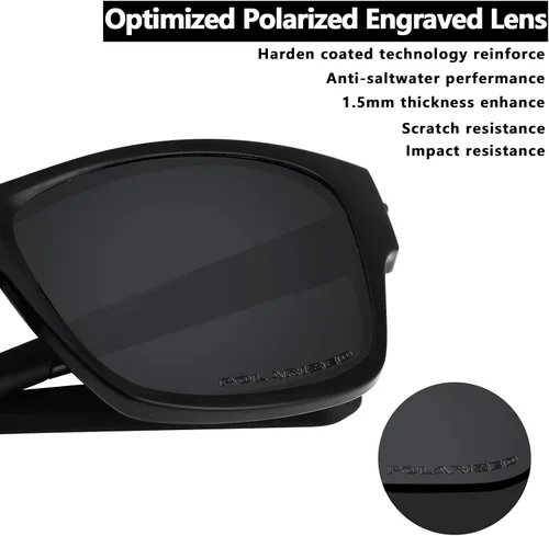 Vista 4 de Alphax Lentes de repuesto polarizadas para Oakley Oil Rig - Múltiples opciones