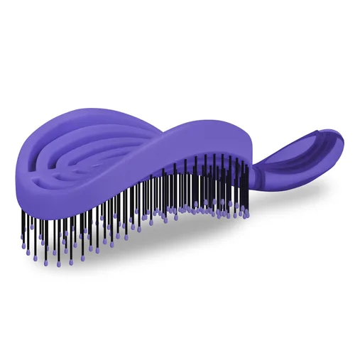 Vista 22 de NuWay® DoubleC PRO® - Cepillo patentado para el cuidado del cuero cabelludo, diseño de doble curva para masaje del cuero cabelludo