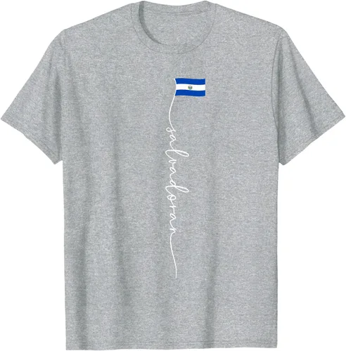 Vista 46 de Camiseta con la bandera salvadoreña de El Salvador